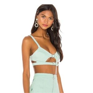 For Love & Lemons Creme Puff Bra Top